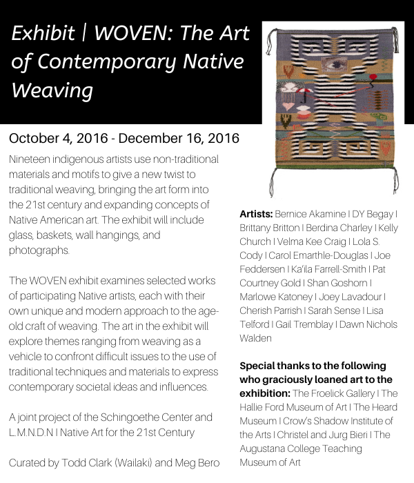 WOVEN the Art of Contemporary Native Weaving